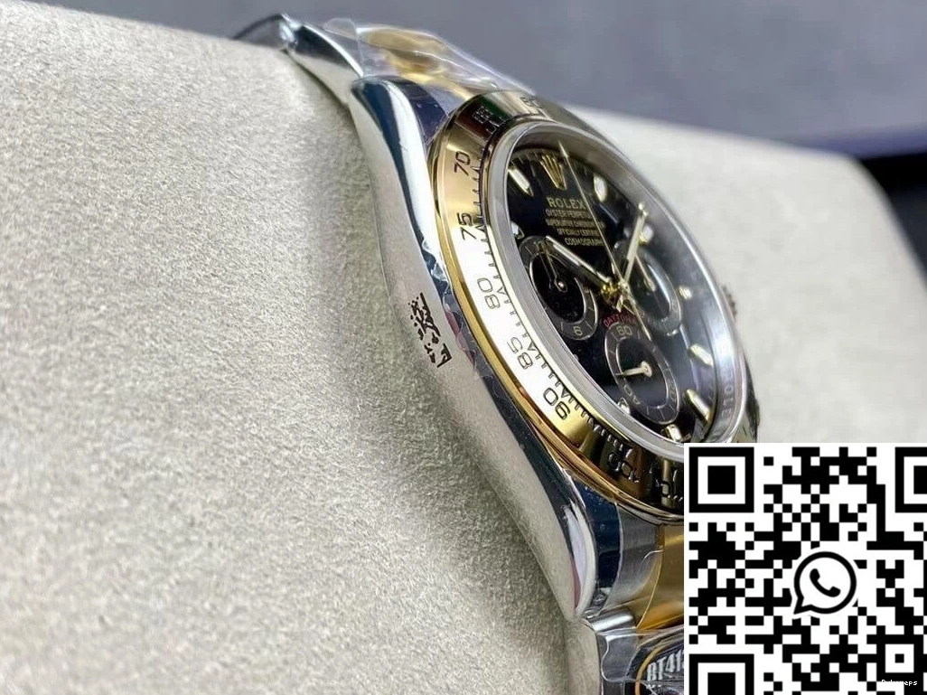 Yellow Rolex Factory Black Daytona M116503-0004 Dial BT Gold 0426